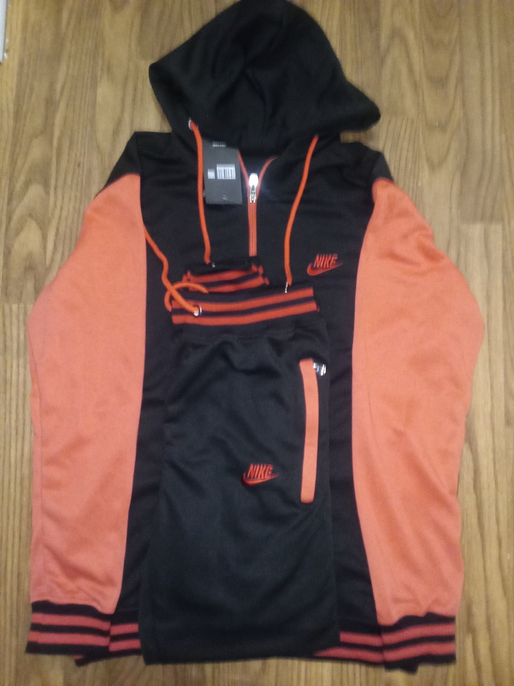 Nike Tech Unisex Black & Red 2- Piece